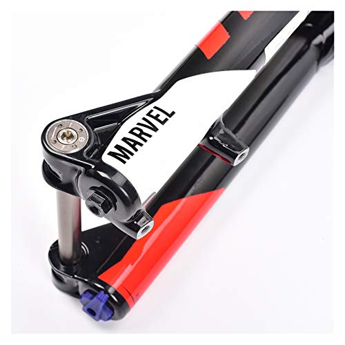 Bike Suspension Forks MTB BICICLETE AIRE FORK MANITOU MARVEL COMP 27.5ER 27.5Inche Mountain Bike Fork Spilling MANUAL MANUAL CONTROL THRU 100 * 15M Steerer cónico y carretilla frontal de dirección r