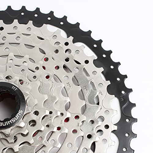 BIKECO Cassette de bicicleta MTB 8-9-10-11-12-13 velocidades para bicicleta de montaña de 11-30/32/34/36/40/42/46/50/52T compatible con Shimano Sram (excepto XD) (9 velocidades 11-50T)