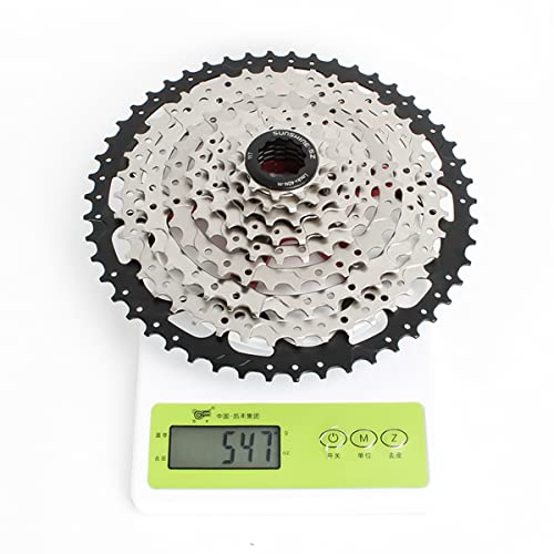 BIKECO Cassette de bicicleta MTB 8-9-10-11-12-13 velocidades para bicicleta de montaña de 11-30/32/34/36/40/42/46/50/52T compatible con Shimano Sram (excepto XD) (9 velocidades 11-50T)