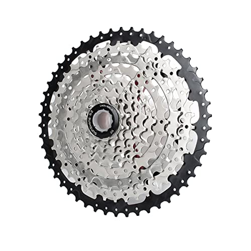 BIKECO Cassette de bicicleta MTB 8-9-10-11-12-13 velocidades para bicicleta de montaña de 11-30/32/34/36/40/42/46/50/52T compatible con Shimano Sram (excepto XD) (9 velocidades 11-50T)