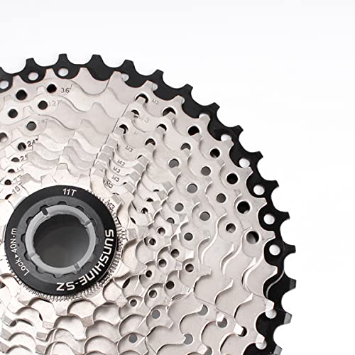 BIKECO Cassette de bicicleta MTB 8-9-10-11-12-13 velocidades para bicicleta de montaña de 11-30/32/34/36/40/42/46/50/52T compatible con Shimano Sram (excepto XD) (11 velocidades 11-40T)