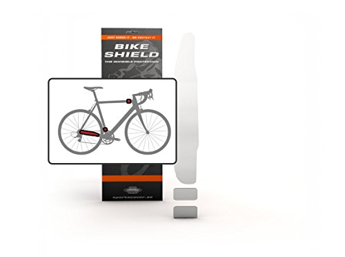 BikeShield StayShield/HeadShield - Protector para el Cuadro de la Bicicleta, Transparente