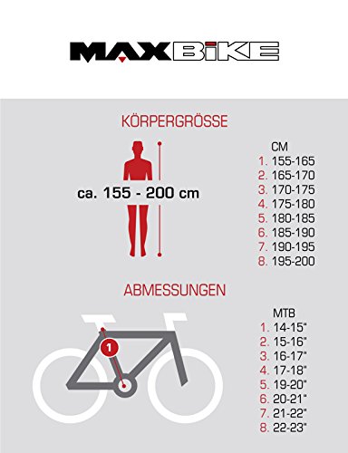 Bikesport Parallax Bicicleta De montaña Doble suspensión 26 Ruedas, Shimano 18 velocidades (Azul Negro)