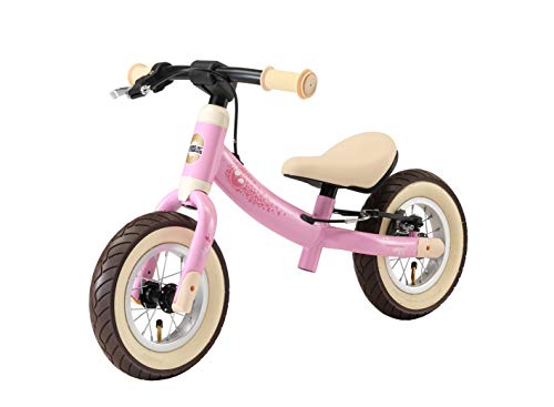 BIKESTAR 2-en-1 Bicicleta sin Pedales para niños y niñas 2-3 años | Bici con Ruedas de 10" Edición Sport | Rosado