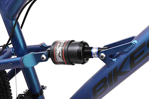 BIKESTAR Bicicleta de montaña de Aluminio Suspensión Doble Completa 29 Pulgadas | Cuadro 17.5" Cambio Shimano de 21 velocidades, Freno de Disco, Fully MTB | Azul