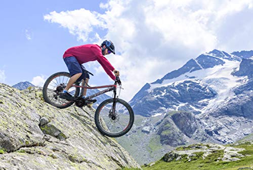 BIKESTAR Bicicleta de montaña Hardtail de Aluminio, 21 Marchas Shimano 29" Pulgadas | Mountainbike con Frenos de Disco Cuadro 18" MTB | Azul Gris