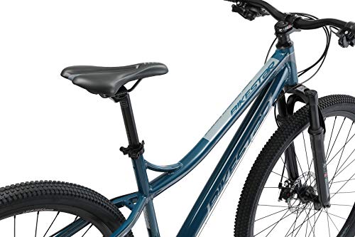 BIKESTAR Bicicleta de montaña Hardtail de Aluminio, 21 Marchas Shimano 29" Pulgadas | Mountainbike con Frenos de Disco Cuadro 18" MTB | Azul Gris