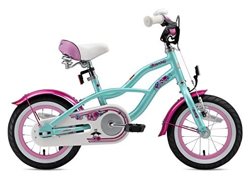 BIKESTAR Bicicleta Infantil para niños y niñas a Partir de 3 años | Bici 12 Pulgadas con Frenos | 12" Edición Cruiser Turquoise