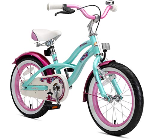  BIKESTAR Bicicleta deportiva de seguridad para niños de 4 a 5  años, Edición de bicicleta de montaña de 16 pulgadas para niños y niñas
