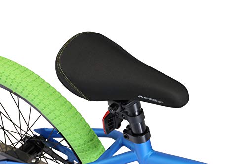 BIKESTAR Bicicleta Infantil para niños y niñas a Partir de 6 años | Bici 20 Pulgadas con Frenos | 20" Edición BMX BLU Verde