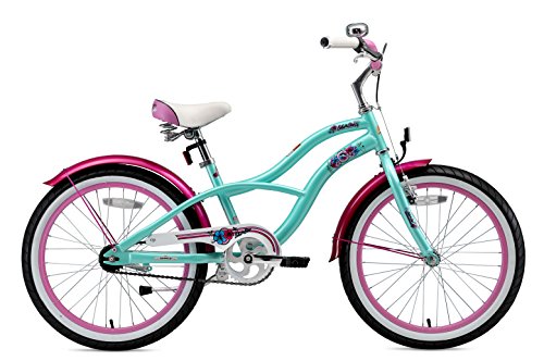 BIKESTAR Bicicleta Infantil para niños y niñas a Partir de 6 años | Bici 20 Pulgadas con Frenos | 20" Edición Cruiser Turquoise