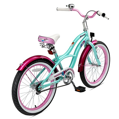 BIKESTAR Bicicleta Infantil para niños y niñas a Partir de 6 años | Bici 20 Pulgadas con Frenos | 20" Edición Cruiser Turquoise