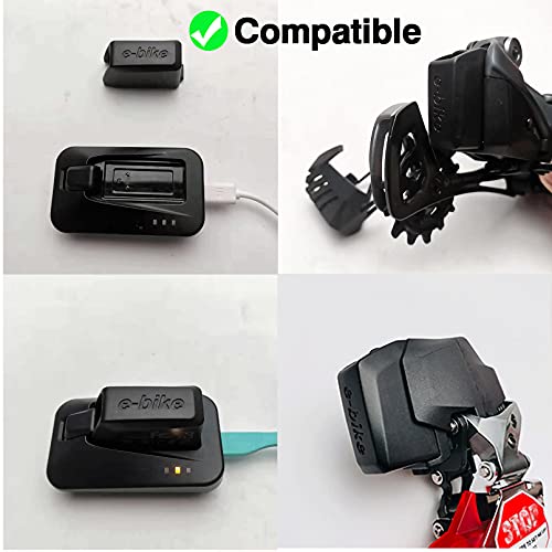 BININIU e-bike's Accesorios de batería compatibles con SRAM Red-eTap-AXS-eagle-XX1-X01-GX-Force Cargador de batería Power para SRAM Desviador delantero/trasero