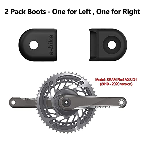 BININIU e-Bike's MTB manivela Protector Biela Crank Arm Boots compatibles con SRAM Red eTap AXS D1 (versión2019-2020) / SRAM Red Quarq D1(versión2019-2020)