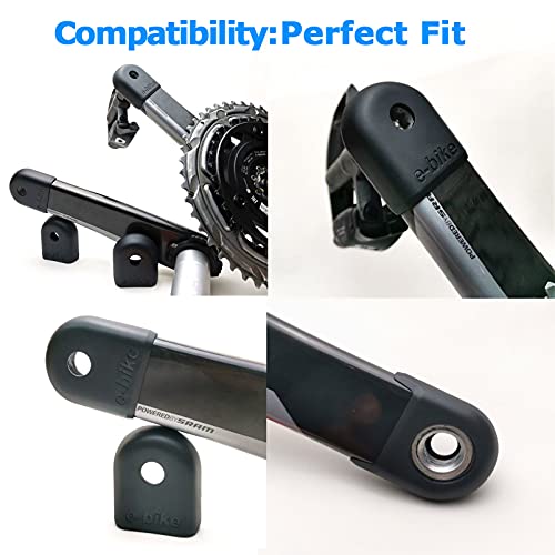 BININIU e-Bike's MTB manivela Protector Biela Crank Arm Boots compatibles con SRAM Red eTap AXS D1 (versión2019-2020) / SRAM Red Quarq D1(versión2019-2020)