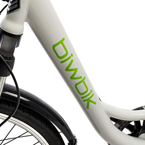 BIWBIK Bicicleta ELECTRICA Sunray (Blanco)