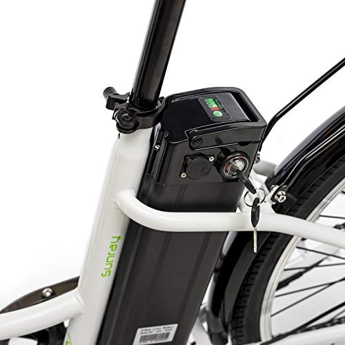 BIWBIK Bicicleta ELECTRICA Sunray (Blanco)