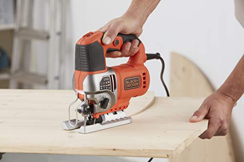 BLACK+DECKER BES610-QS Sierra de cartón, 650 W, 650W