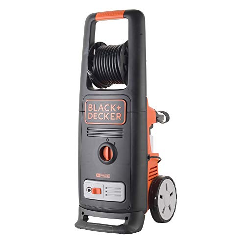 Black+Decker BXPW2200PE Hidrolimpiadora de Alta Presión (2200 W, 150 bar, 440 l/h) con Patio Cleaner Deluxe y Cepillo Fijo