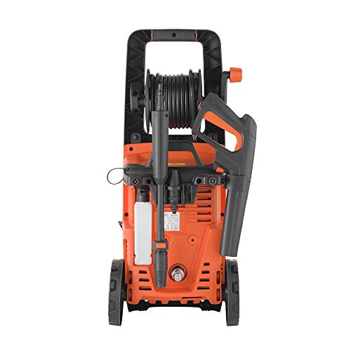 Black+Decker BXPW2200PE Hidrolimpiadora de Alta Presión (2200 W, 150 bar, 440 l/h) con Patio Cleaner Deluxe y Cepillo Fijo