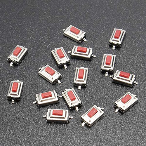 Bluelover 15Pcs 3X6X 2,5 Mm Tacto Momentáneo SMD SMT Pulsador Micro Interruptor 2 Pines