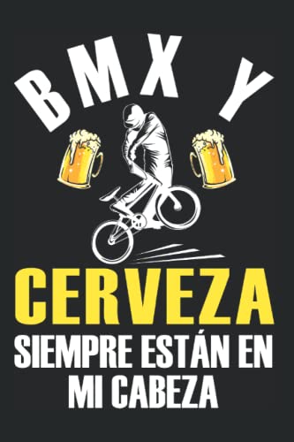 Bmx Truco Bicicleta Jarras Cerveza - Bici Biker Cuaderno De Notas: Formato A5 I 110 Páginas I Regalo Como Diario Planificador O Agenda