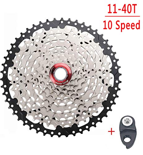 BOLANY 8-9-10-11-12 Speed Cassette 11-32T 11-36T 11-40T 11-42T 11-46T 11-50T 11-52T - Piñón de rueda libre con extensión de desviador trasero