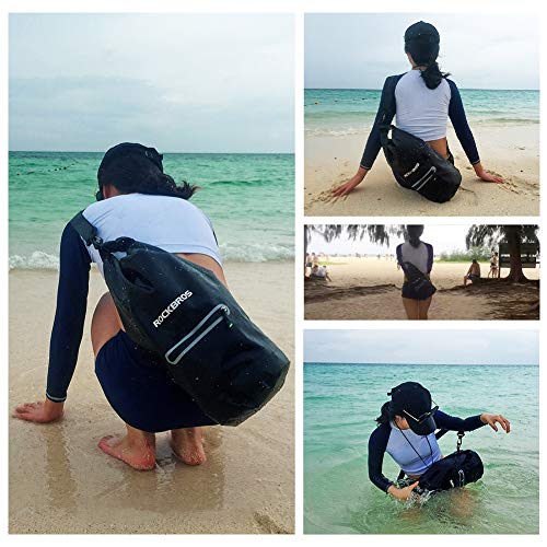 Bolsa De Almacenamiento Impermeable Al Aire Libre, Bolso De Playa, Cubo De Almacenamiento De Agua, Puede Almacenar Ropa, TelÉFono MÓVil,Black,10L