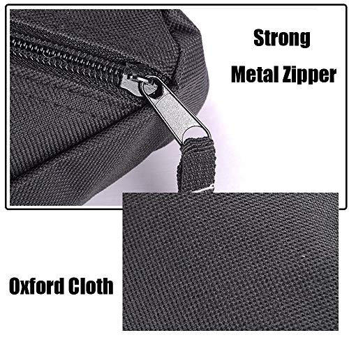 Bolsa Triangular de Bicicleta, Bolsas Bicicleta Cuadro, Bolsa para Tubo Frontal de Bicicleta, Impermeable, Tela OxfordBolsa Triangular de Gran Capacidad para Bicis MTB Bici de Carretera (Negro)