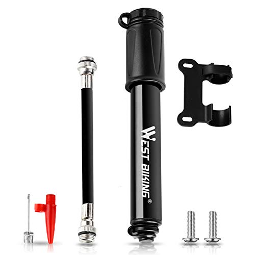 bomba de aire bicicleta mini,Mini Bomba para Bicicleta,Bomba Para Bicicleta,Bomba de Aire Bicicleta,Bomba para Bicicleta Portátil,Compacta, Duradera y Rápida para Carretera Bicicletas de Montaña
