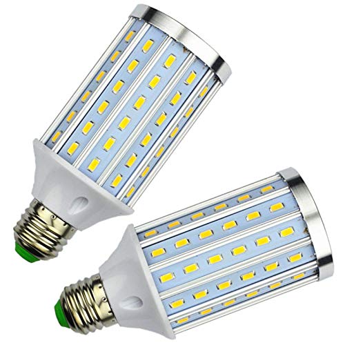 Bombillas LED de maíz de 25W E26 / E27 (2 Paquetes) -90 LED 5730 SMD 2500Lm Bombillas LED de maíz súper Brillantes , 200 W es Equivalente al Taller del Granero del sótano del Patio Trasero al Aire l