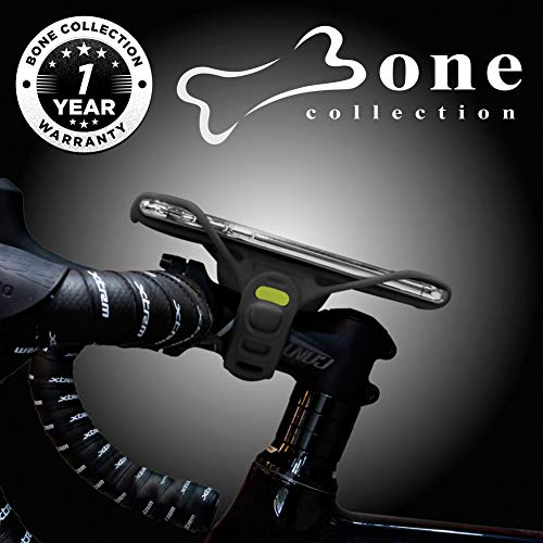 Bone Collection Pro 4 (4ª Gen) Soporte Movil Bicicleta Compatible Reconocimiento Facial, Montaje en Potencia Smartphones Pantalla 4,7" - 7,2”, Soporte Móvil Bici Ultra Ligero, Bicis de Carretera