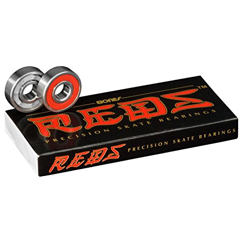 Bones Bearings Bearings Bones Red - Rodamiento de Skateboard, Color incoloro, Talla 2 x 0.5 x 2