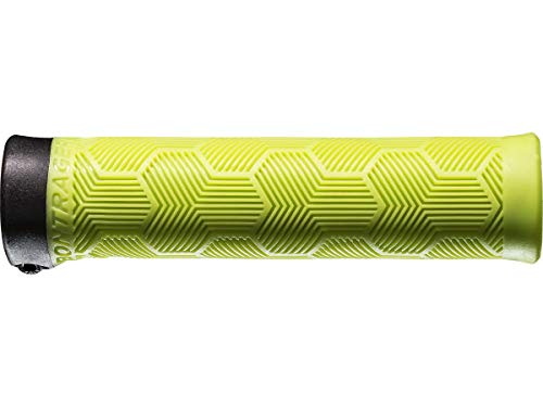 Bontrager XR Trail Comp - Puños para bicicleta (plástico reciclado), color amarillo