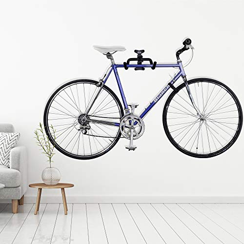 Borgen Soporte de pared para bicicletas I Soporte para colgar bicicletas - Ángulo y distancia de pared ajustable, plegable, MTB, bicicleta de carreras - Acolchado extra suave