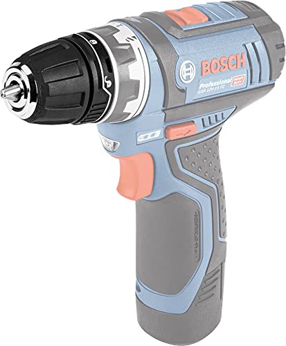 Bosch Professional 12 V System Atornillador GSR 12 V-15 FC, Batería de 1 x 2.0Ah, Cargador Rápido GAL12 V-20, 3x Accesorios de Portabrocas, 40 pcs, Juego de Accesorios, Maletín, Amazon Exclusive Set