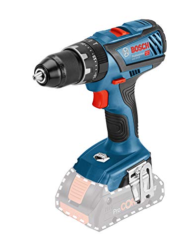 Bosch Professional 18V System Taladro percutor a batería GSB 18V-28 (torsión máxima: 63 Nm, incl. 35 pcs. Juego de accesorios de impacto, 2x 2.0 Ah batería, en L-BOXX 136) - Amazon Exclusive Set