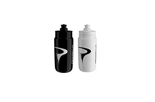 Botella / botella de agua de 74 mm "Pinarello" Negro - para la carrera de bicicletas
