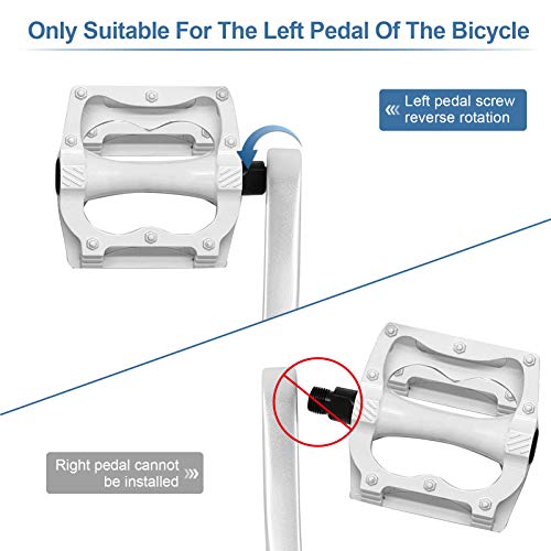 Brazo de Manivela de Bicicleta, Brazo Izquierdo de Manivela de Bicicleta, Brazo de Manivela de Aleación de Aluminio, Brazo de Manivela de Repuesto Izquierdo, Orificio Cuadrado Horizontal, 170 mm