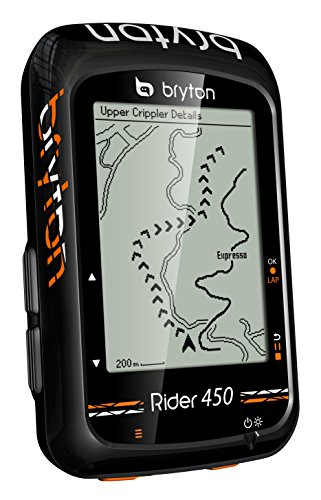 Bryton Rider 450E GPS Ciclismo, Adultos Unisex, Negro, 2.3"