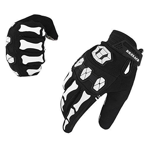 BRZSACR Hombres y Mujeres Pantalla táctil de Dedo Completo Guantes para Montar al Aire Libre Guantes para Montar en Bicicleta de montaña absorción de Impactos y Resistente al Desgaste