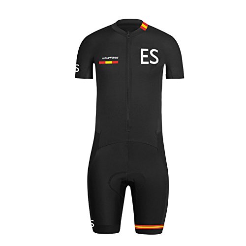 BurningBikewear Bikewear Ciclismo Hombre Bicycle Manga Corta Skinsuit MTB/Montañal Motocicletas Maillots Deportes y Aire Libre Summer Jersey/Bib Body