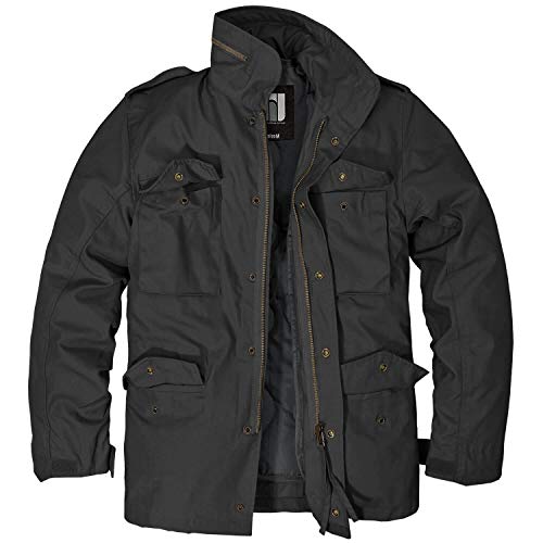 bw-online-shop Chaqueta estándar M-65 para hombre Negro L