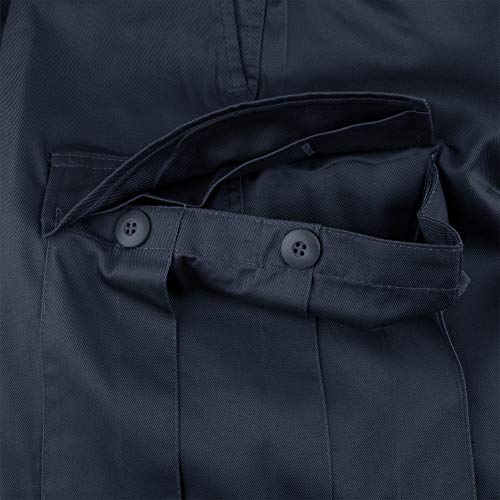 bw-online-shop Pantalones cargo para hombre, diseño militar azul marino 6XL