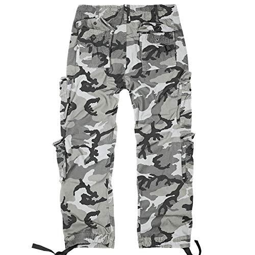 bw-online-shop Squad Vintage - Pantalones cargo para hombre Urban. 34W x 34L