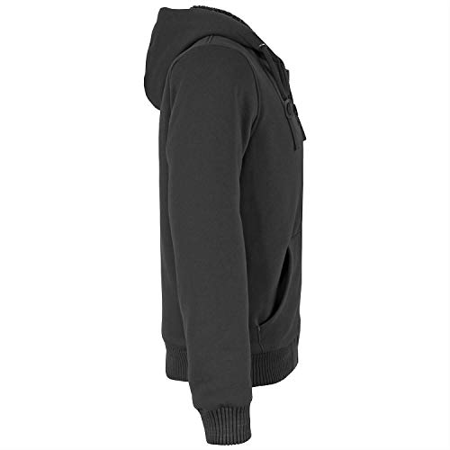 BW-ONLINE-SHOP Sudadera Arctic con forro negro, talla XXL