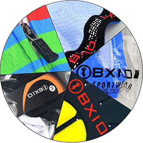 BXIO Ropa Ciclismo Hombre Invierno, Maillot Ciclismo Térmico y Manga Larga con 3 Bolsillos Traseros, Pantalones Ciclismo, Mallas, Trajes Bicicleta Bicicleta Montaña