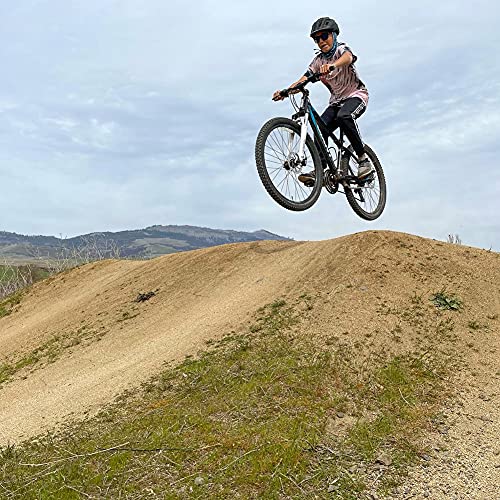 Bynccea Puños de manillar de la bicicleta, empuñaduras antideslizantes para bicicleta de montaña con cerradura de aluminio, puños MTB, puños universales con cierre de 2 lados