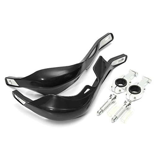 C-FUNN 28Mm Manillar Guardamanos Mano Guardia Motos Pit Dirt Bike ATV Universal - Negro