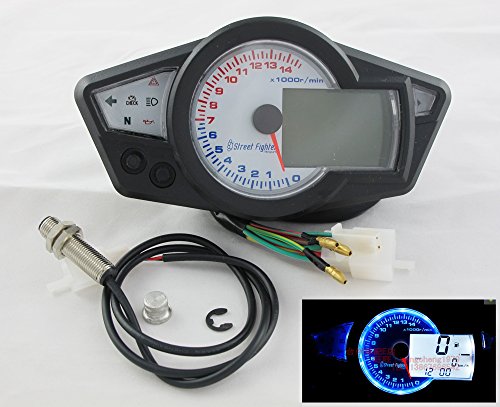 cable de sensor alambre + Imán para LCD digital Cuentakilómetros Velocímetro Tacómetro Motocicleta